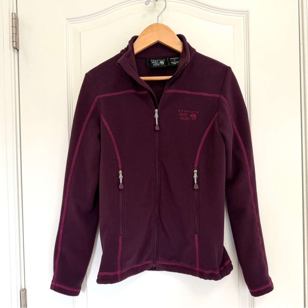 Mountain Hardwear Women's Dark Plum Full-Zip Fleece Jacket, extra small